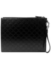 Signature Cima Clutch Bag 779885 CWC1N 1000 Black - GUCCI - BALAAN 1