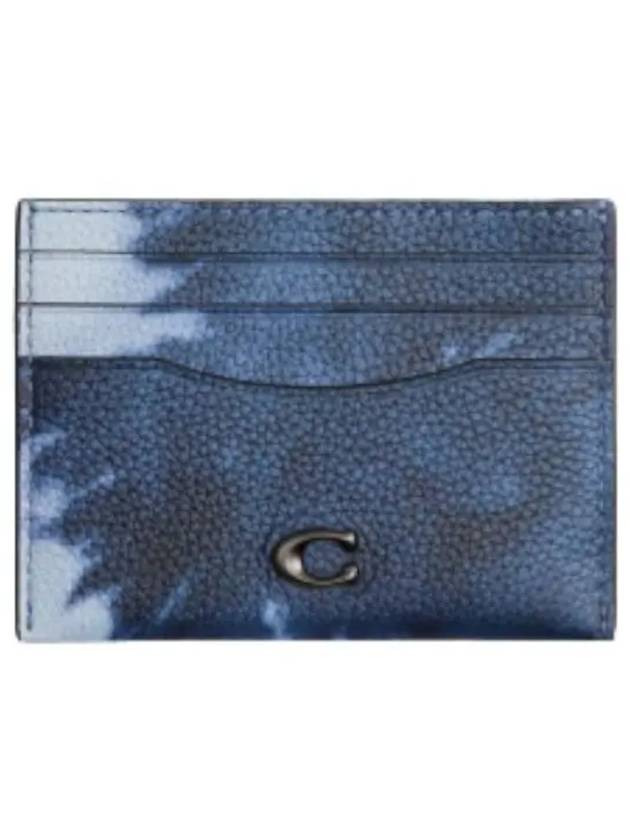 Card Case with Tie Dye Print Wallet - COACH - BALAAN 1