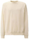 Light Fleece Logo Crew Neck Sweatshirt White - CP COMPANY - BALAAN 2