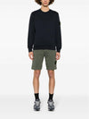 Wappen Patch Garment Dyed Sweatshirt Navy - STONE ISLAND - BALAAN 3