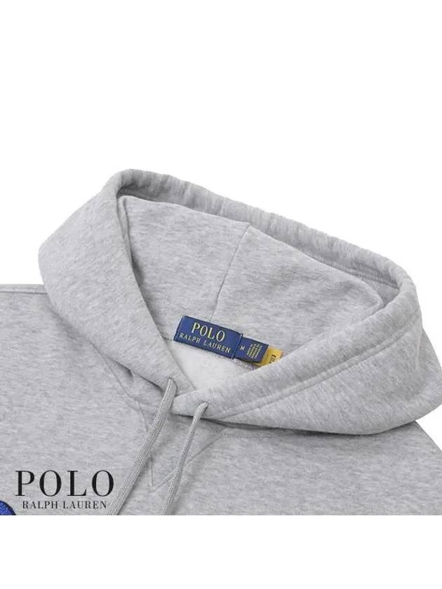 Logo Print Cotton Hood Grey - POLO RALPH LAUREN - BALAAN 4