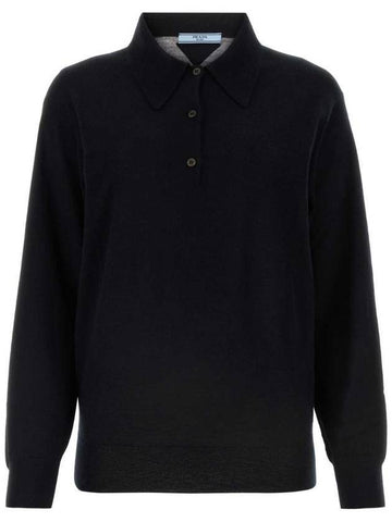 24 ss Cashmere Polo Sweater P24F2E 14XD F0002 B0111054953 - PRADA - BALAAN 1