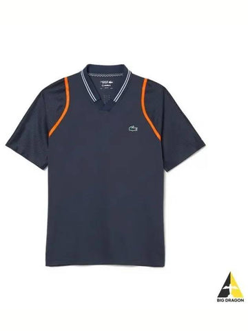 Daniel Medvedev Polo DH196153GKXE Short Sleeve T Shirt - LACOSTE - BALAAN 1