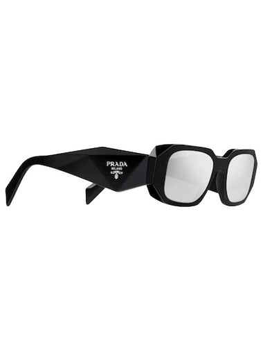 Eyewear Symbole Chrome Lens Square Sunglasses Black - PRADA - BALAAN 1