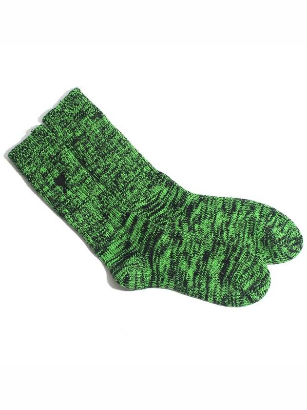 Black Heart Socks Green - AMI - BALAAN.