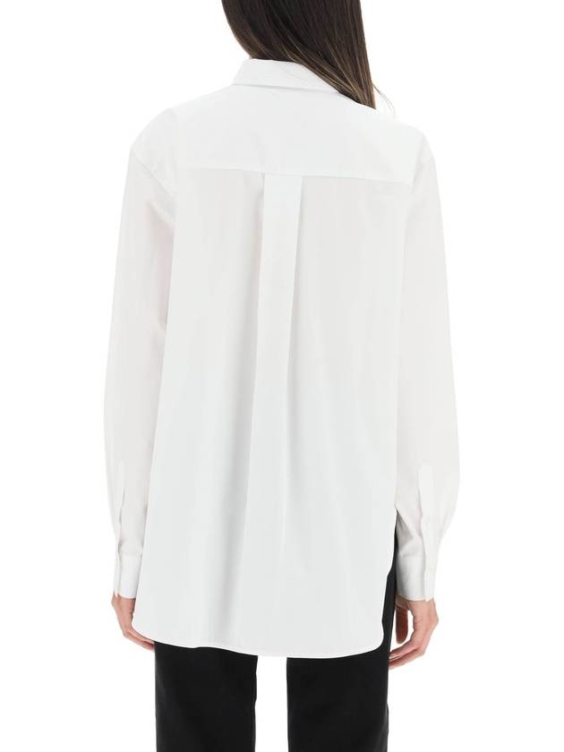 Classic Cotton Long Sleeve Shirt White - TOTEME - BALAAN 4