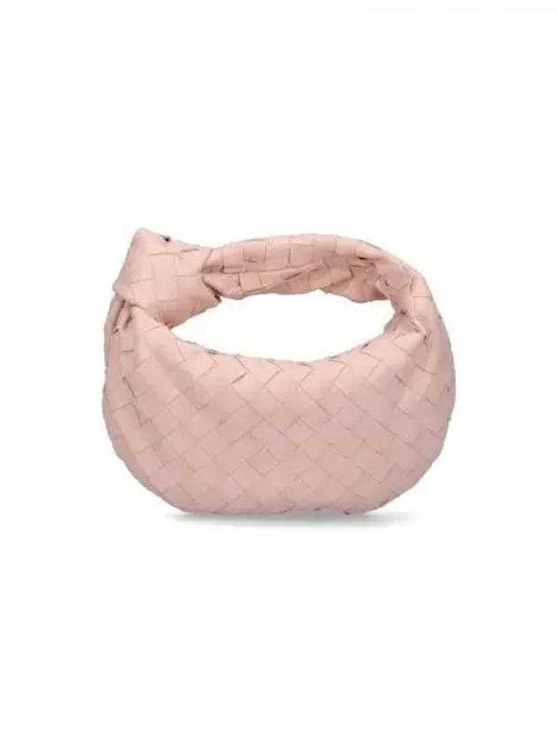 Jodie Intrecciato Small Tote Bag Pink - BOTTEGA VENETA - BALAAN 2