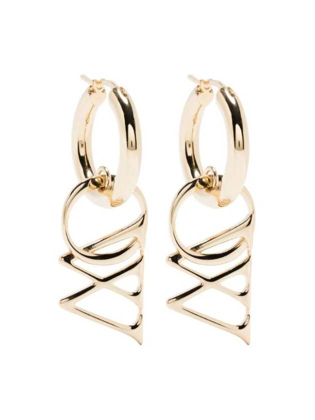 OW Drop Earrings Gold - OFF WHITE - BALAAN 1