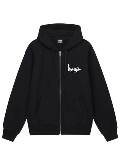 flip zip hoodie up black women - STUSSY - BALAAN 2