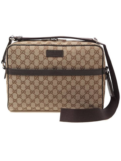 GG Monogram Canvas Messenger Bag Beige - GUCCI - BALAAN 2