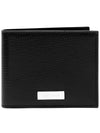 Metal Logo Half Wallet Black - SALVATORE FERRAGAMO - BALAAN 2