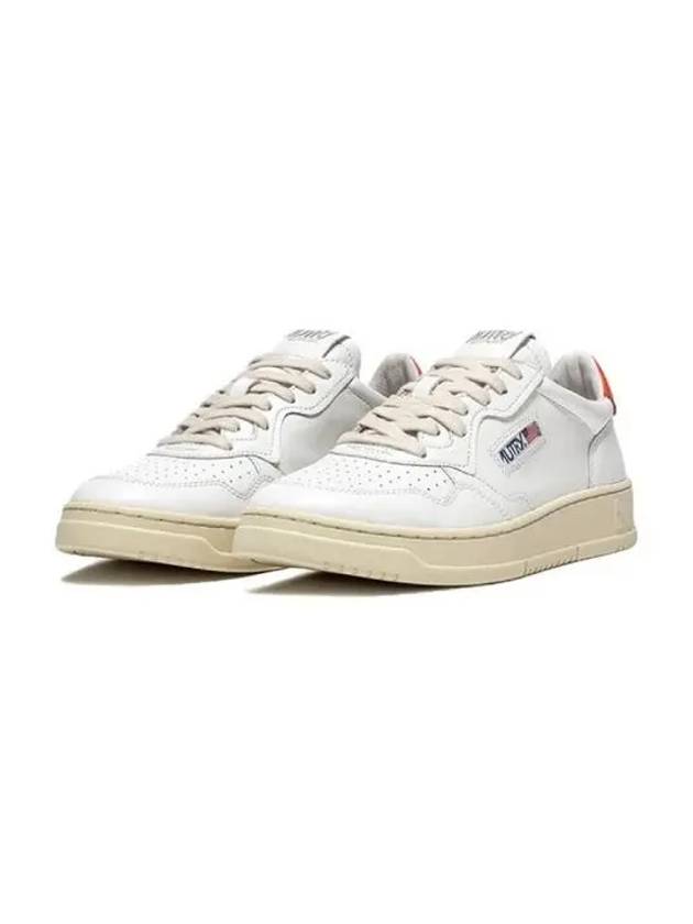 Medalist Orange Tab Low Top Sneakers White - AUTRY - BALAAN 3