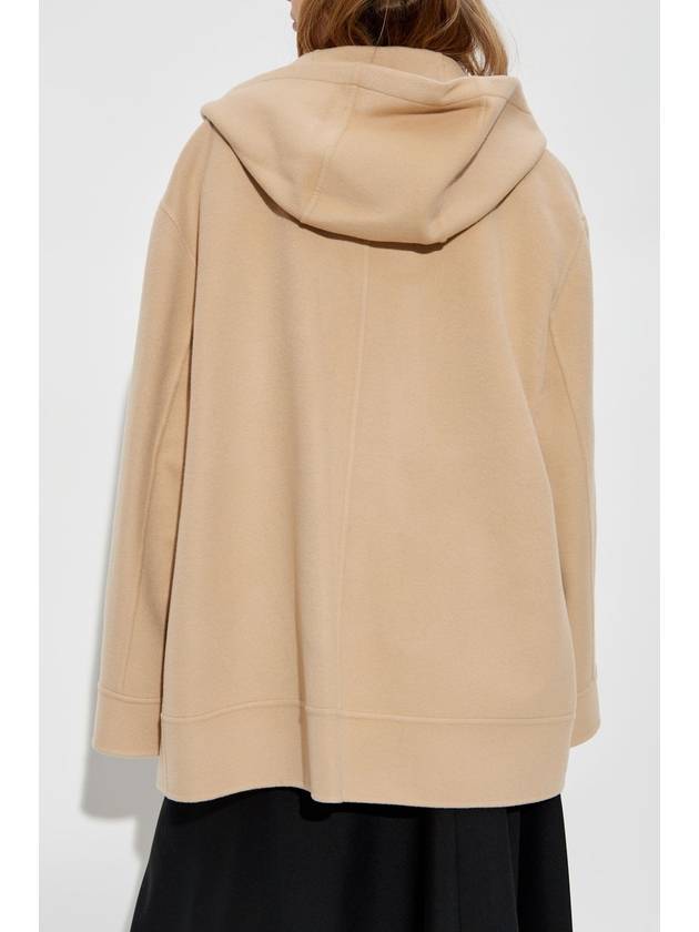 Marni Wool Jacket With Hood, Women's, Beige - MARNI - BALAAN 4