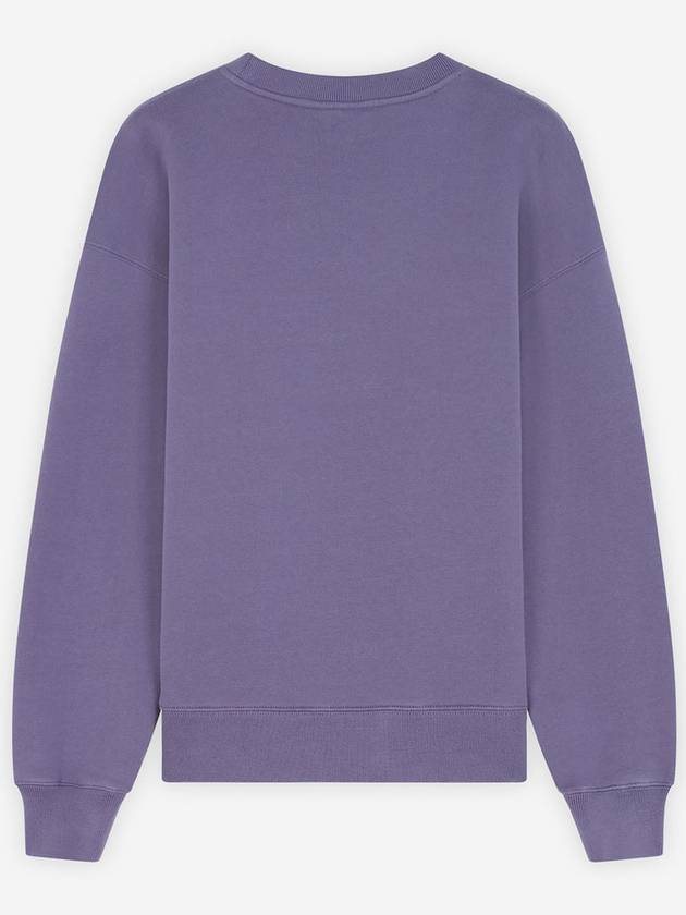 Speedy Fox Patch Comfort Sweatshirt Purple - MAISON KITSUNE - BALAAN 3