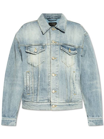 Balenciaga Denim Jacket, Women's, Blue - BALENCIAGA - BALAAN 1