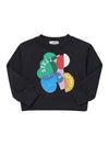 Stella McCartney TT4C50 Z0453 930 Logo Print Junior Sweatshirt - STELLA MCCARTNEY - BALAAN 3