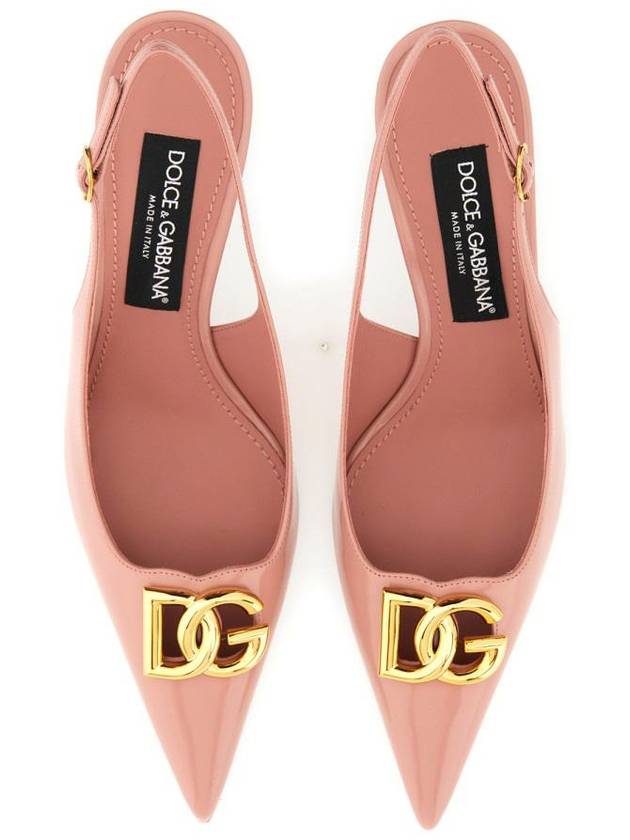 Dolce & Gabbana Leather Slingback - DOLCE&GABBANA - BALAAN 4