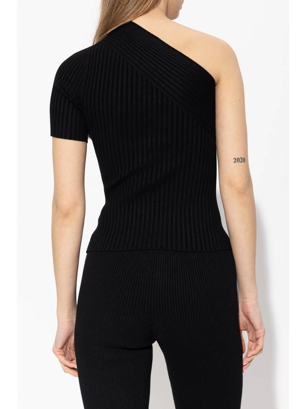 Aeron Ribbed Top, Women's, Black - AERON - BALAAN 4