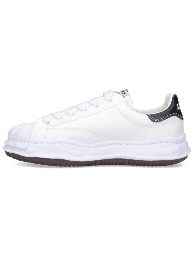 Blakey OG Sole Canvas Low Top Sneakers White - MAISON MIHARA YASUHIRO - BALAAN 4