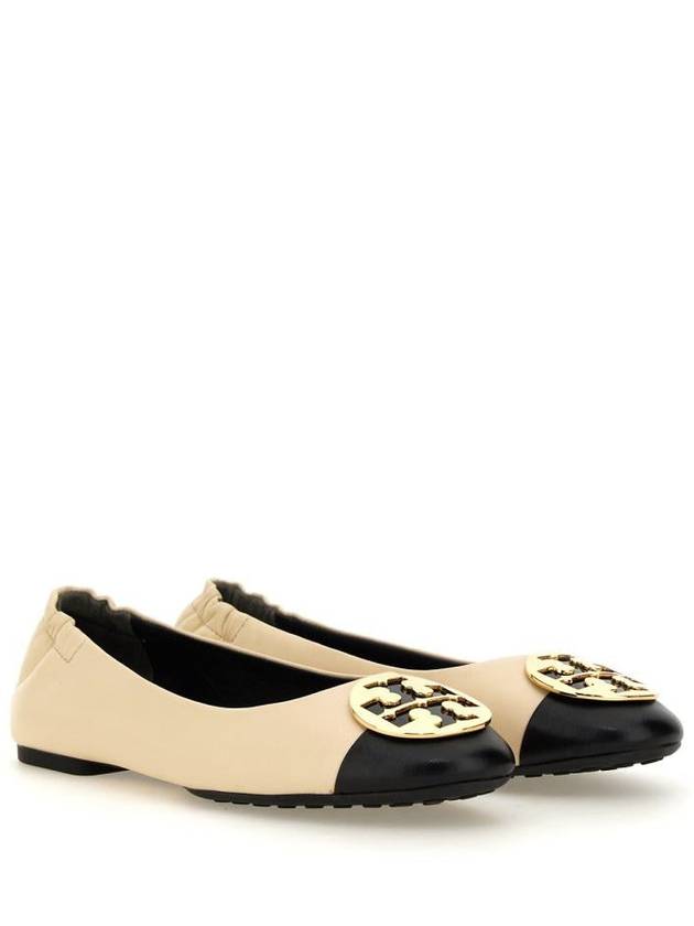 Claire Ballerina Flat Cream - TORY BURCH - BALAAN 3