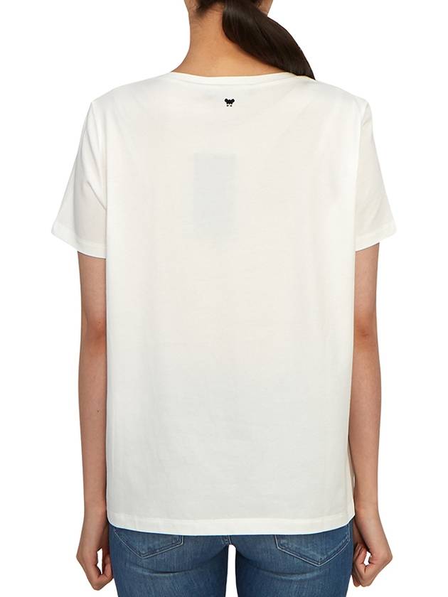 Magno linen short sleeve t shirt 15941072650 001 - MAX MARA - BALAAN 4