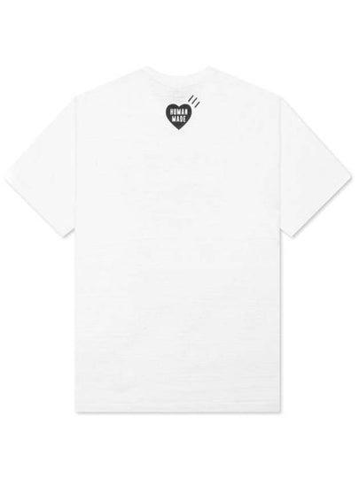 Short Sleeve T Shirt GRAPHICTSHIRT2HM28TE003WHT White - HUMAN MADE - BALAAN 2