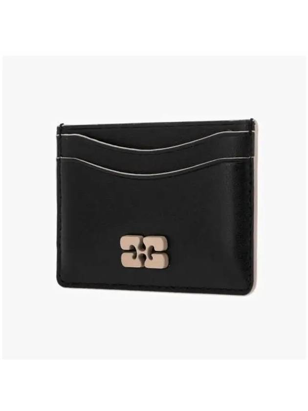 Bou Card Wallet Black - GANNI - BALAAN 4