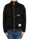 Logo Patch High Neck Zip-up Jacket Black - MAISON MIHARA YASUHIRO - BALAAN 2