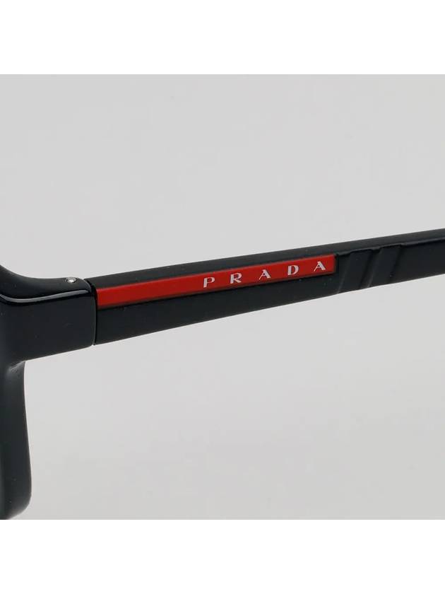 Glasses frame VPS01L 1AB1O1 sports square horn rim black - PRADA - BALAAN 5