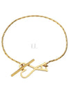 Heart Logo Bracelet Gold - AMI - BALAAN 2