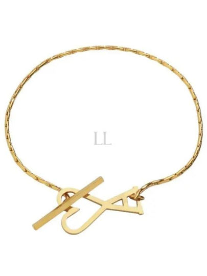 Heart Logo Bracelet Gold - AMI - BALAAN 2