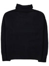 Intarsia Heart Logo Turtleneck Black - AMI - BALAAN 3