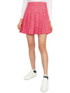 Golf Adina Print Skirt Pink - J.LINDEBERG - BALAAN 6