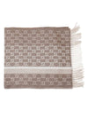 GG Wool Cashmere Muffler Brown - GUCCI - BALAAN 2