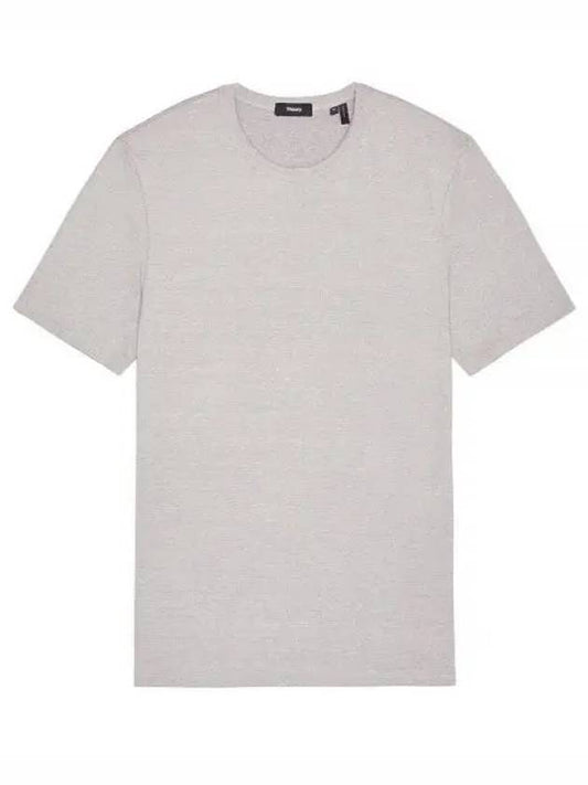 Anemone Essential Crew Neck Short Sleeve T-Shirt Gray - THEORY - BALAAN 2