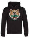 Tiger Cross Stitch Hood Black 5SW341 4XD 99 - KENZO - BALAAN 1