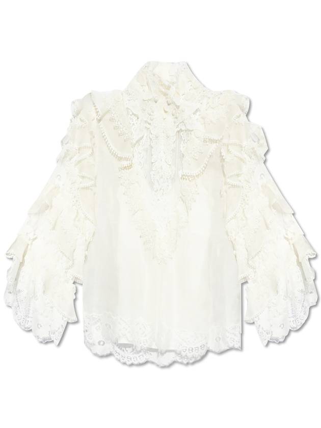 Zimmermann Lace Top, Women's, White - ZIMMERMANN - BALAAN 1