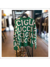 Logo Intarsia Knit Top Green - GUCCI - BALAAN 2