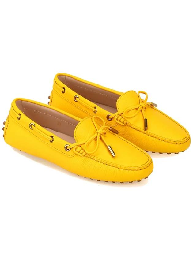 Women's Heaven Gomino Driving Shoes Yellow - TOD'S - BALAAN.