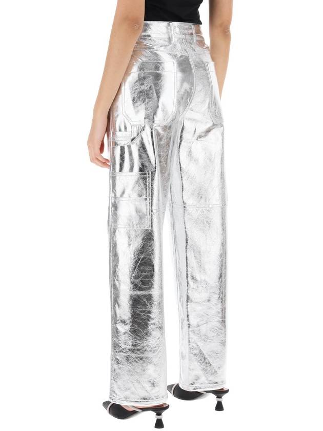 sterling pants in laminated leather - INTERIOR - BALAAN 3