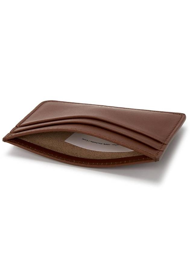 Andre Logo Card Wallet Nut Brown - A.P.C. - BALAAN 5