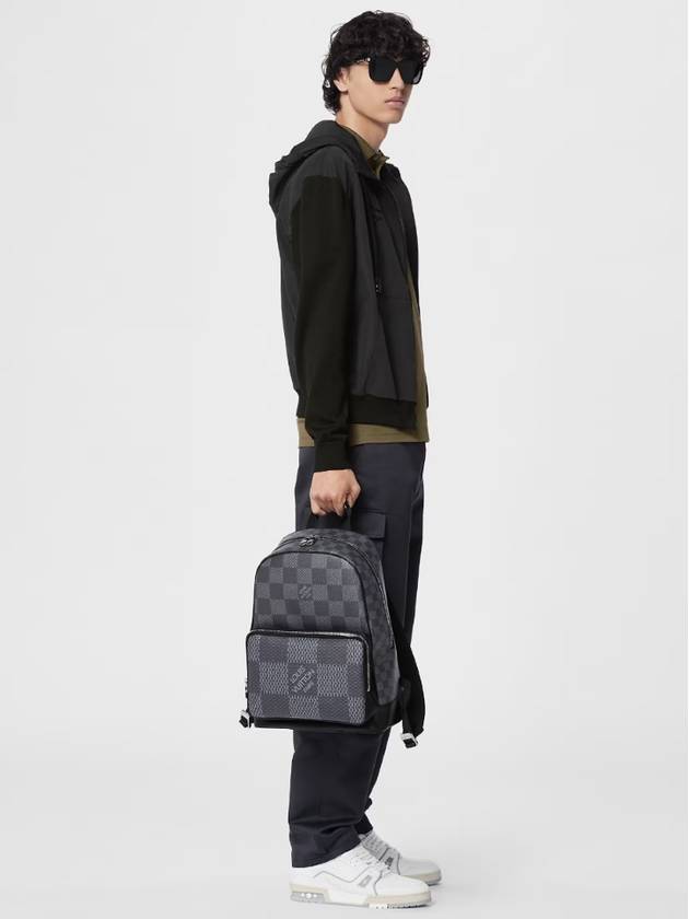 Men's Campus Backpack Damier Graphite - LOUIS VUITTON - BALAAN 6