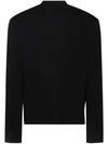 V Neck Cotton Cardigan Black - VIVIENNE WESTWOOD - BALAAN 4