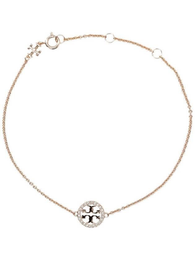 Miller Pave Chain Bracelet Rose - TORY BURCH - BALAAN 2