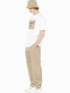 JEANS Men s Beige Carpenter Cotton Cargo Pants J323502 PF2 - CALVIN KLEIN - BALAAN 2