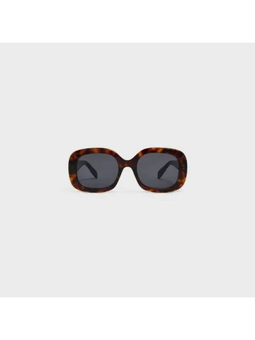 Eyewear Triomphe 10 Acetate Sunglasses Red Havana - CELINE - BALAAN 1