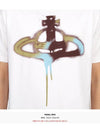 Spray ORB Classic Short Sleeve T-Shirt White - VIVIENNE WESTWOOD - BALAAN 11