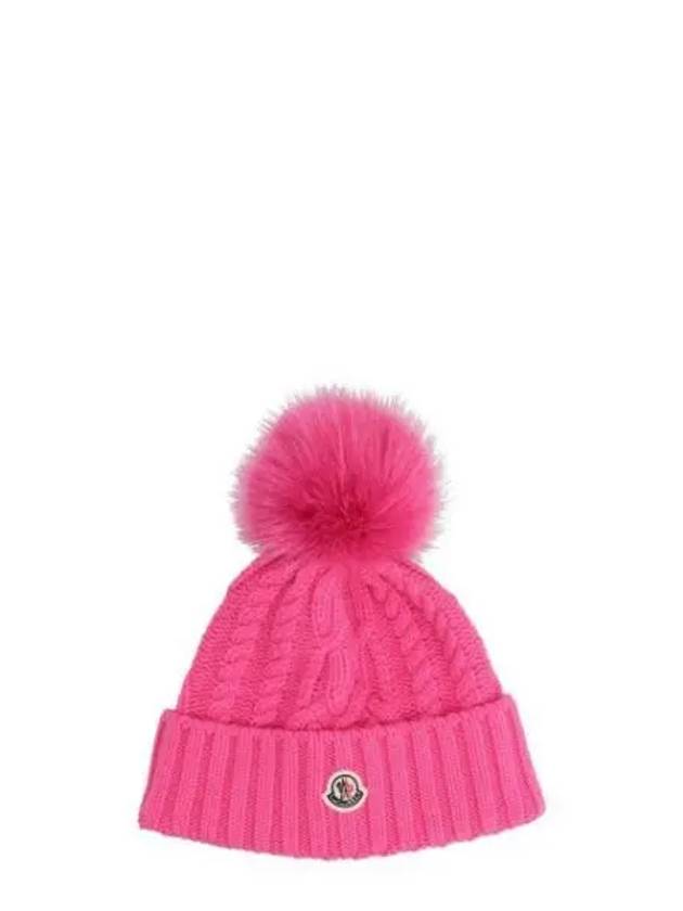 3B00018 M1127 508 Pom Decoration Beanie 661171 - MONCLER - BALAAN 1