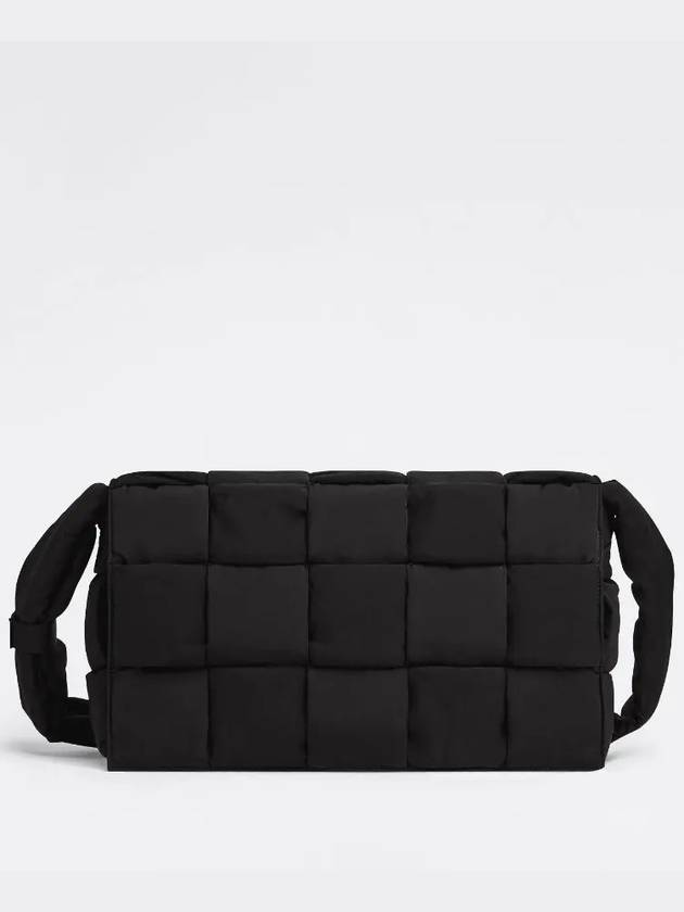 Padding Tech Cassette Shoulder Bag Black - BOTTEGA VENETA - BALAAN 3