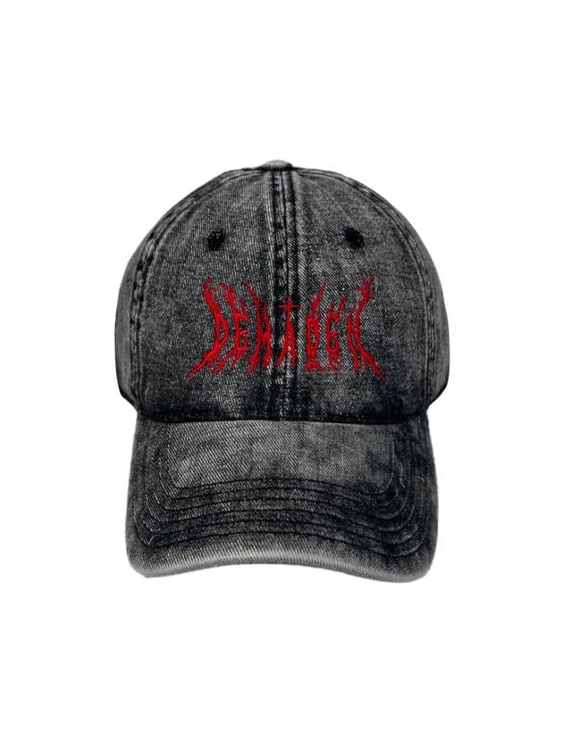 DEATH METAL LOGO VINTAGE BALL CAP BLACK - DEMADEN - BALAAN 2